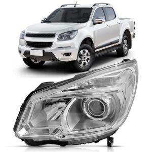 Farol S10 2012 A 2016 Manual S/projetor Com Foco Simples Lado Esquerdo