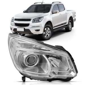 Farol S10 2012 A 2016 Manual S/projetor Com Foco Simples Lado Direito