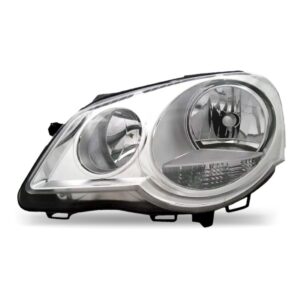 Farol Polo 07 08 09 10 11 12 Manual Cromado Oferta 1ª Linha Esquerdo/motorista