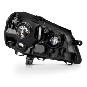 Farol Polo 07 08 09 10 11 2012 Manual Máscara Negra 1ª Linha Esquerdo/motorista