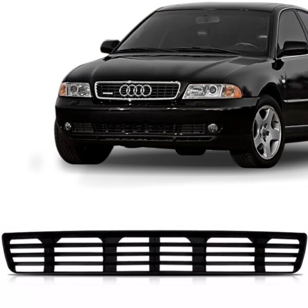 Tela Parachoque Audi A4 1999 2000 2001 Central Preto