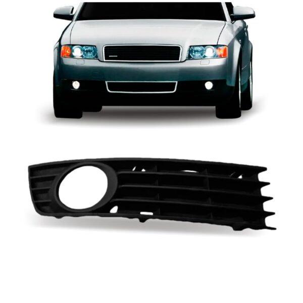 Tela Frontal Moldura Milha Audi A4 2002 2003 2004 Lado Direito
