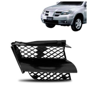 Grade Radiador Airtrek 2004 A 2008 Colméia Preta 1a Linha Lado Esquerdo