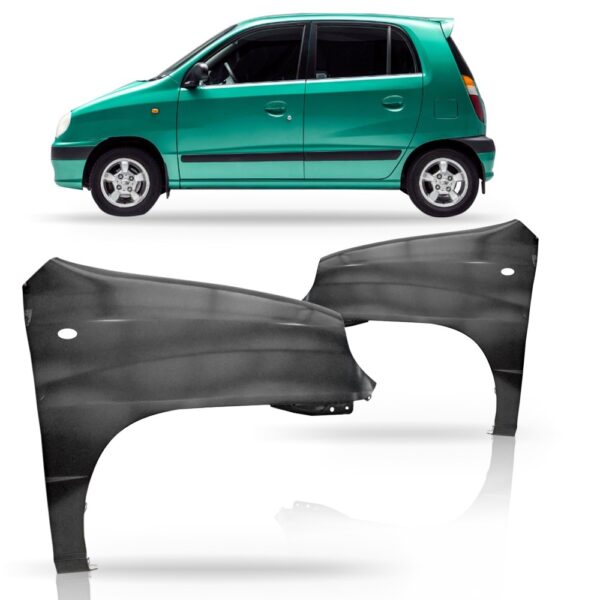 Paralama Atos 1998 A 2000 Com Furo Lado Esquerdo