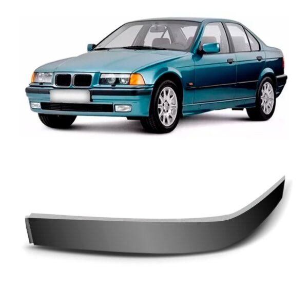 Moldura Parachoque Bmw S3 1992 A 1998 Sedan / Coupe Lado Esquerdo