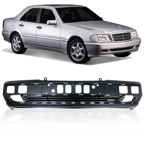 Parachoque Dianteiro Mercedes C180 C220 C280 94/98 1a Linha  Preto