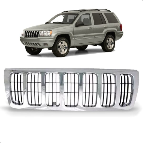 Grade Radiador Grand Cherokee Laredo 1999 A 2003 1a Linha Plástico