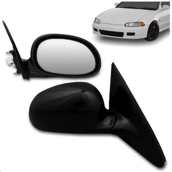 Retrovisor Civic 1992 1993 1994 1995 Coupe Eletrico Lado Direito