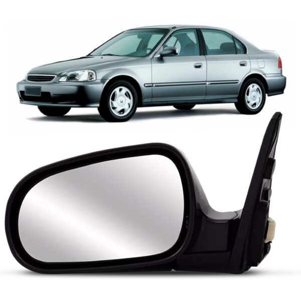 Retrovisor Civic 1996 97 98 99 2000 Eletrico Lado Esquerdo
