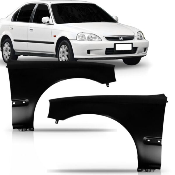 Paralama Honda Civic 1996 1997 1998 Lado Esquerdo Esquerdo