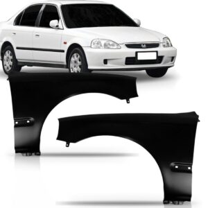 Paralama Honda Civic 1996 1997 1998 Direito Dianteira Direita Direito
