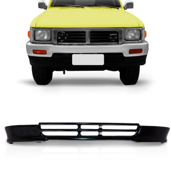 Acabamento Parachoque Dianteiro Hilux 4x4 1992 A 2001 Ferro Preto