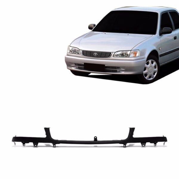 Bigode Corolla 98 99 00 2001 2002 Moldura Abaixo Grade Farol Preto