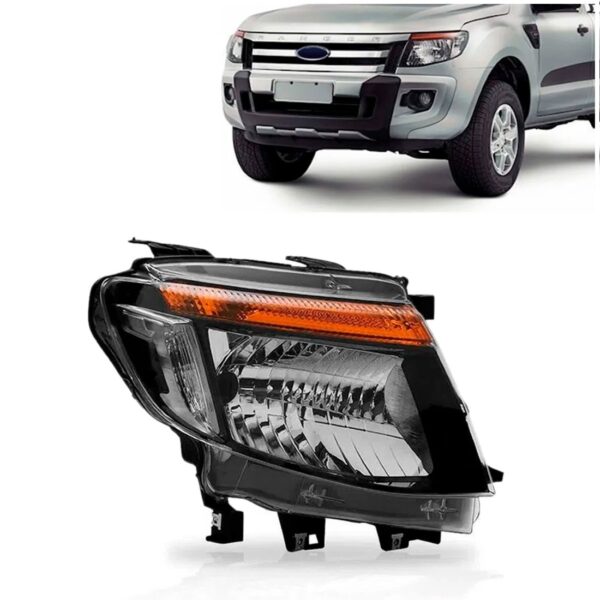 Farol Ranger 13 2014 2015 2016 Mascara Negra Manual 1ª Linha Direito/passageiro