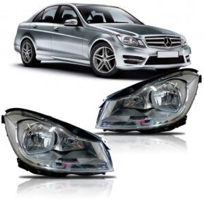 Farol Mercedes C180 C200  Ano 2012 2013 2014 Le Esquerdo