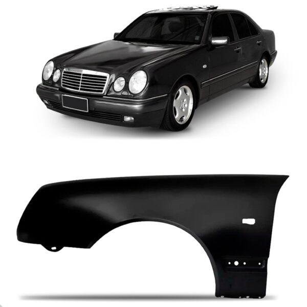 Paralama Mercedes E320 E420 1996 A 1999 C/ Furo Pisca Lado Esquerdo