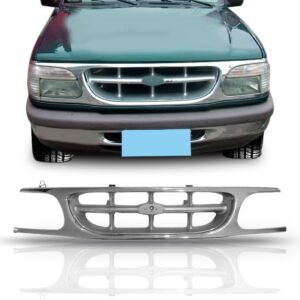 Grade Radiador Explorer 1995 1999 1997 1998 1999 Cromado Cinza