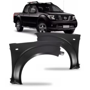 Paralama Nissan Frontier 2008 Á 2012 Com Furo Pisca Lado Esquerdo
