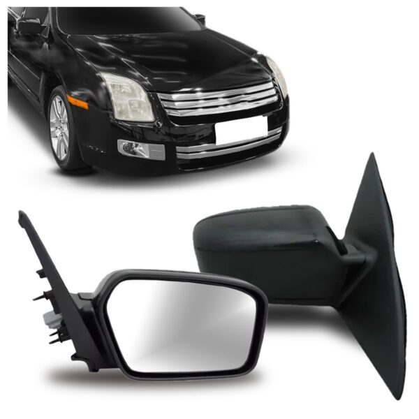 Retrovisor Fusion 2007/2009 Elétrico Com Luz Desembaçador Lado Direito