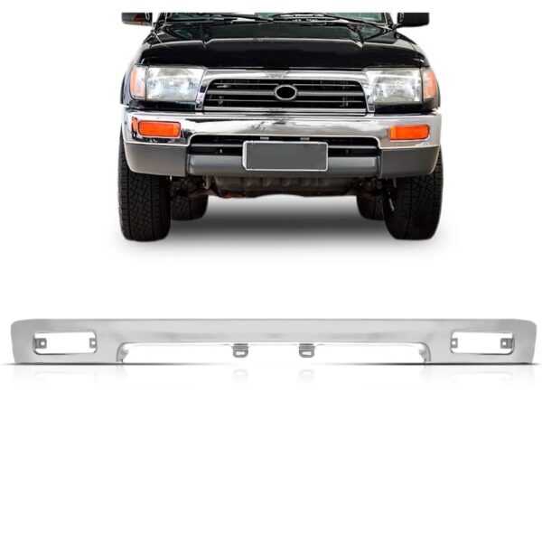Parachoque Dianteiro Hilux 4x2 1992 A 2001 1a Linha Prateado Prateado