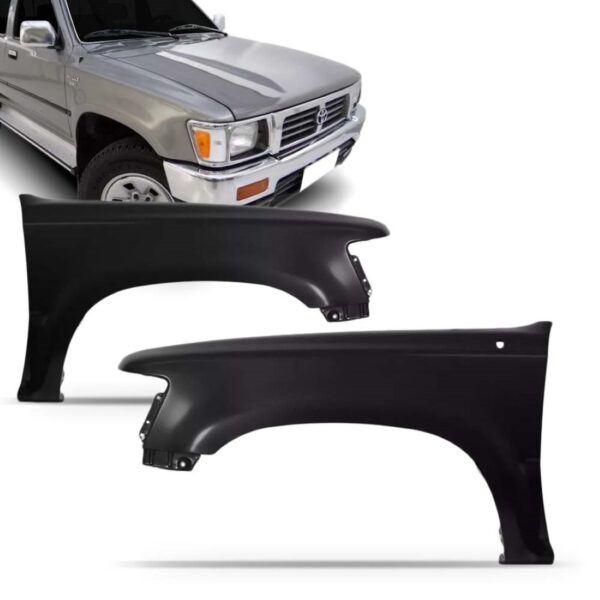 Paralama Toyota Hilux 4x4 1992 A 2001 C/ Furo Antena Lado Esquerdo