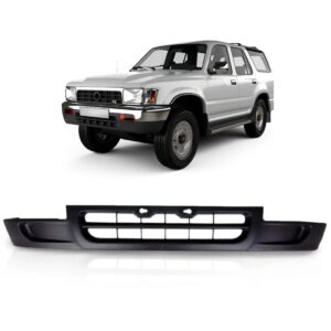 Spoiler Dianteiro Hilux Sw4 1992 1993 1994 1995 Plastico Preto
