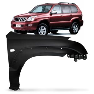 Paralama Prado 2004 A 2009 Com Furo Pisca E Moldura Lado Direito