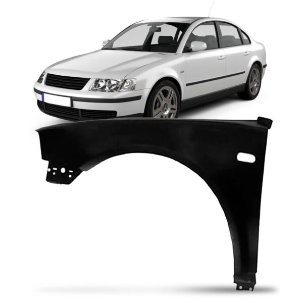 Paralama Passat 2001 A 2004 Com Furo Para Pisca Lado Esquerdo