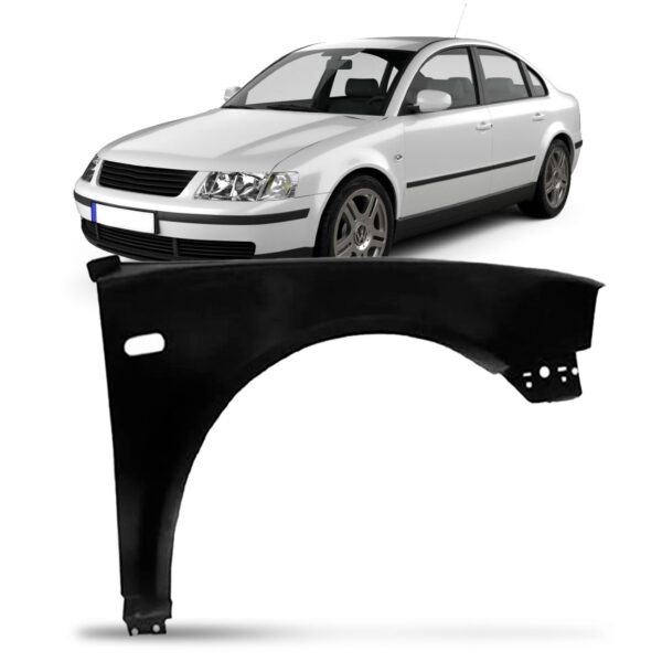 Paralama Passat 2001 A 2004 Com Furo Para Pisca Lado Direito