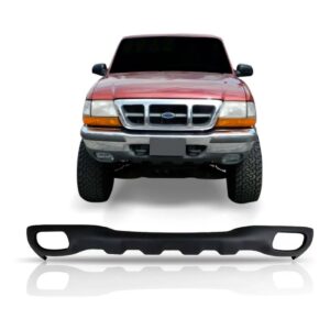 Spoiler Parachoque Dianteiro Ranger 1998 A 2004 C/ Furo Preto