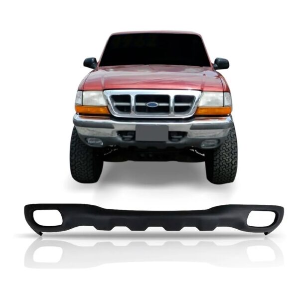 Spoiler  Parachoque Dianteiro Ranger 1998 A 2004 C/ Furo Preto