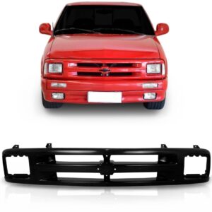 Grade Radiador S10 1993 1994 1995 Brilhante 1a Linha Preto