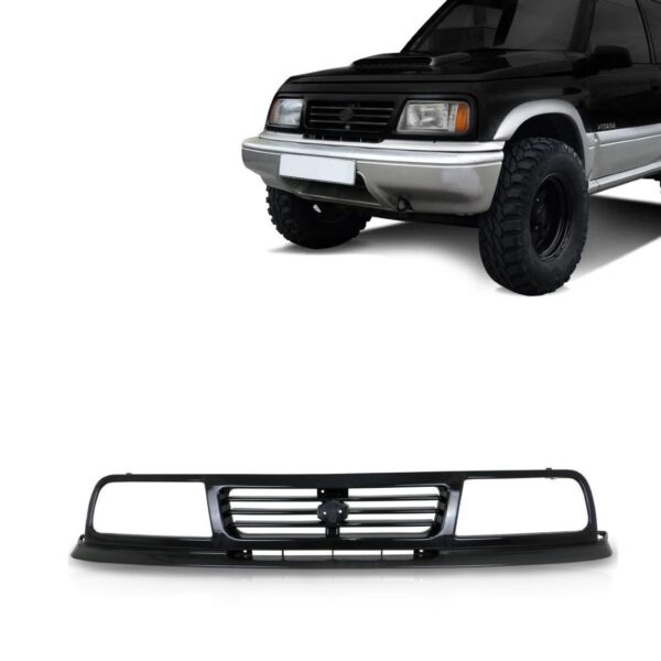 Grade Radiador Vitara 1995 1996 1997 Sidekick Preta 1a Linha Preto