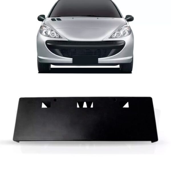 Suporte Placa Peugeot 207 Ano 2008 09 10 11 2012.