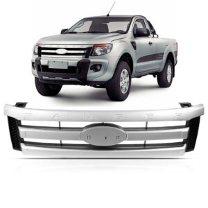 Grade Radiador Ranger 2013 A 2016 Preta Moldura 1a Linha Plástico