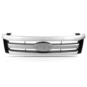 Grade Radiador Ranger 2013 A 2016 Preta Moldura 1a Linha Plástico