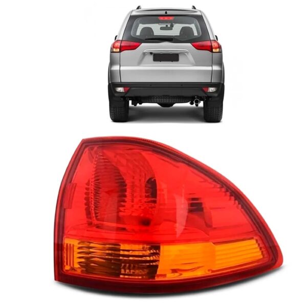 Lanterna Traseira Pajero Dakar 2009 A 2013 Ambar Canto Lado Direito