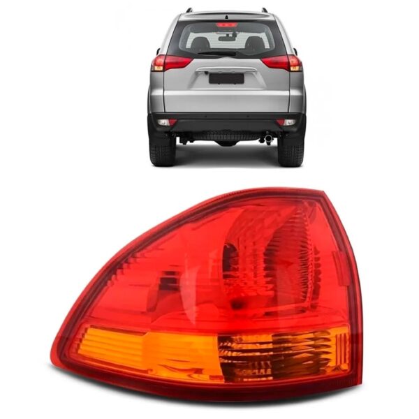 Lanterna Traseira Pajero Dakar 2009 A 2013 Ambar Canto Lado Esquerdo