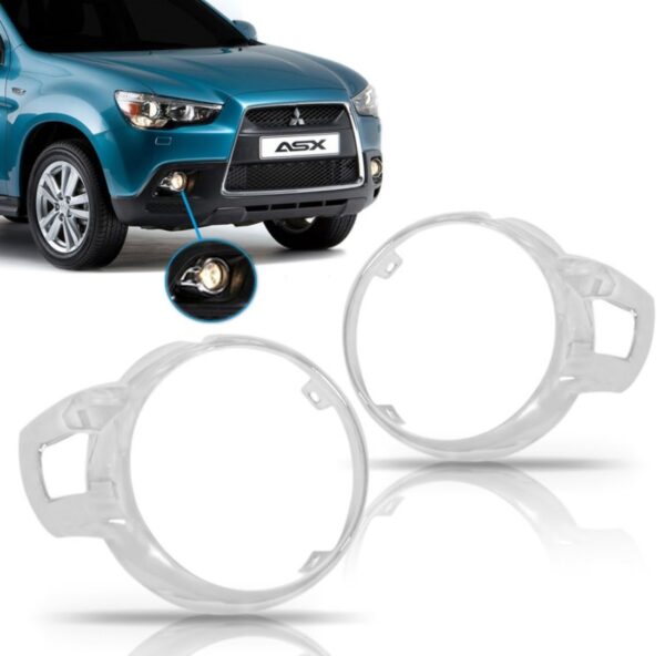 Aro Moldura Farol Milha Asx 2011 2012 2013 Cromado Lado Esquerdo