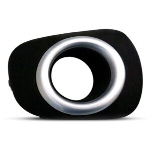 Moldura Milha Auxiliar Triton 2012 2013 Com Furo Aro Cinza Lado Direito