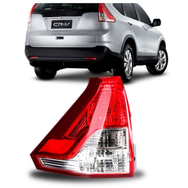 Lanterna Traseira Crv Suv 12/2014 Inferior S/ Lâmpada Oferta Lado Esquerdo
