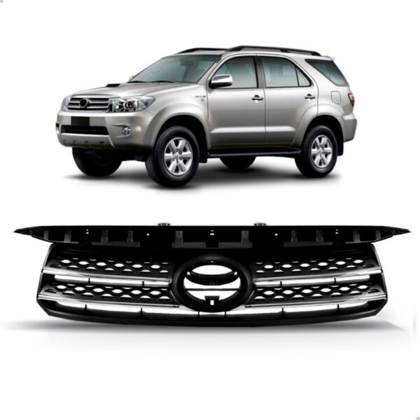 Grade Radiador Hilux Sw4 2009 2010 2011 Friso 1a Linha Friso Cromado