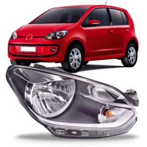 Farol Up 2014 2015 16 Manual/ Elétrico Friso Cinza 1ª Linha Direito/passageiro