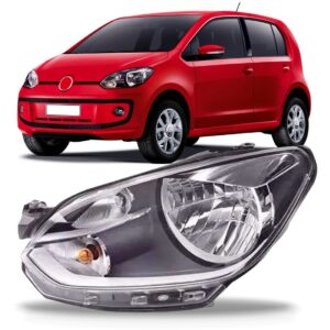 Farol Up 2014 2015 16 Manual/ Elétrico Friso Cinza 1ª Linha Esquerdo/motorista