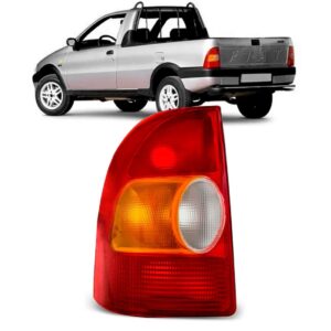 Lanterna Traseira Strada Tricolor 1996 A 2000 Lado Esquerdo