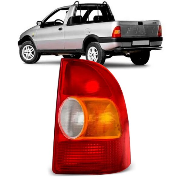 Lanterna Traseira Strada Tricolor 1996 A 2000 Lado Direito