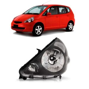 Farol Fit 2003 A 2008 Fumê 1ª Linha Esquerdo/motorista