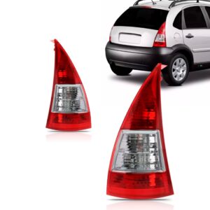 Sinaleira Traseira C3 2006 2007 2008 2009 A 2012 Bicolor Lado Esquerdo