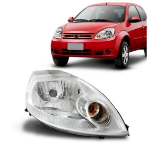 Farol Ka 2008 2009 2010 2011 2012 Cromado 1ª Linha - Direito/passageiro