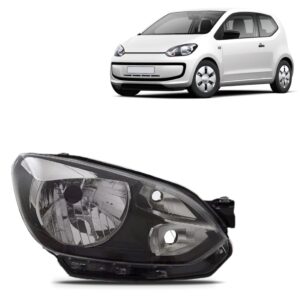 Farol Manual Eletrico Up 2014 2015 2016 Friso Preto 1ª Linha Direito/passageiro